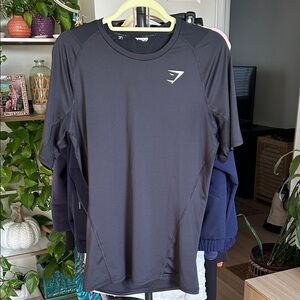 Gymshark. Black. PTP 19”. Best for size small/medium.